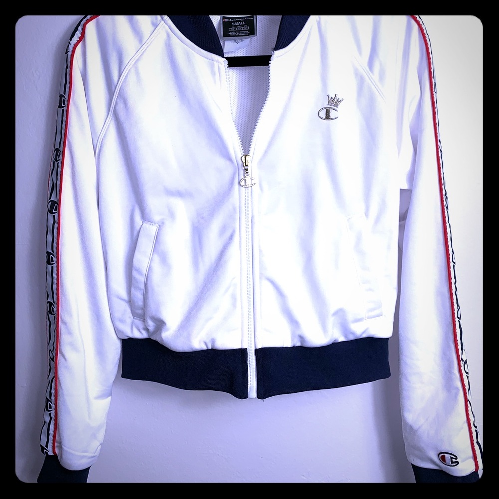 Champion Athletics zip up bomber jacket